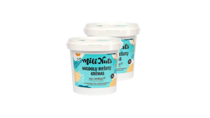 Rinkinys „Migdolas“ – 2 migdolų riešutų kremai po 1kg